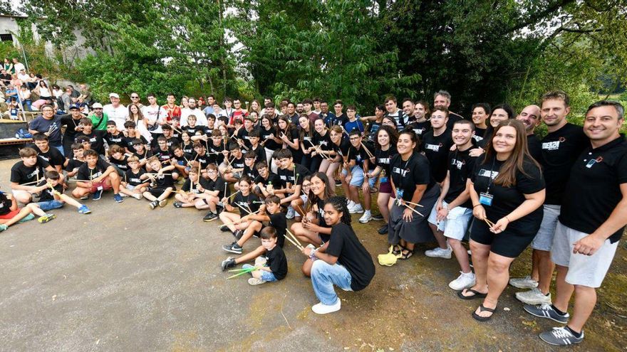 El primer bloque del alumnos del Merza Percusión finalizó ayer su formación.
