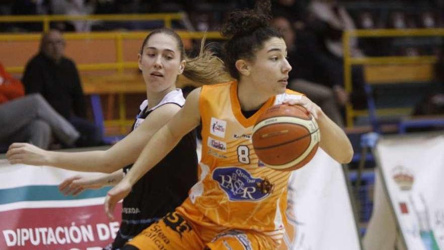 Ainhoa López, durante un encuentro de la pasada temporada ante el IDK Gipuzkoa.