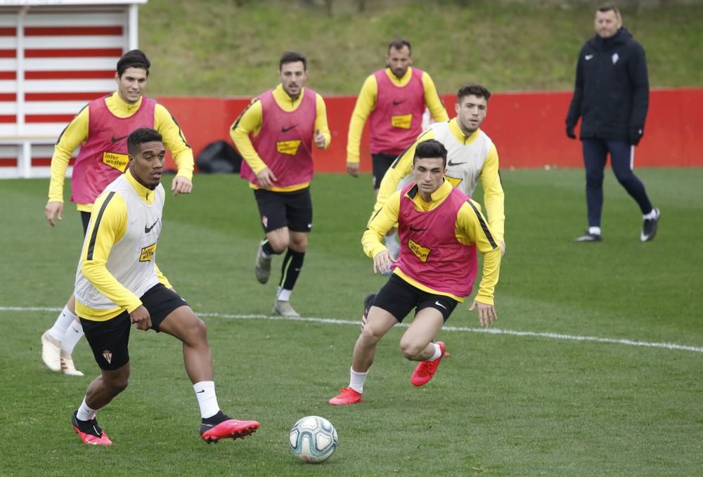 Entrenamiento del Sporting