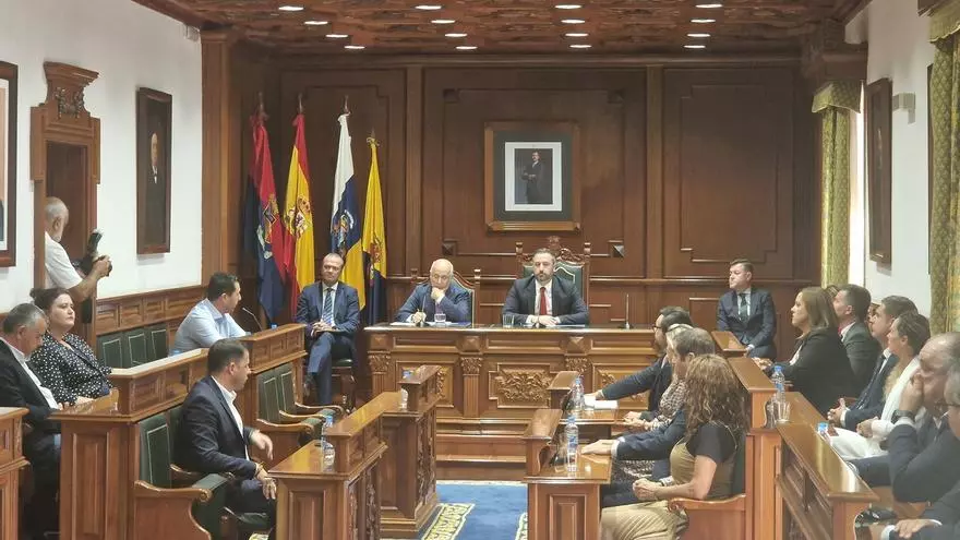 Visita oficial a Telde del presidente del Cabildo de Gran Canaria, Antonio Morales