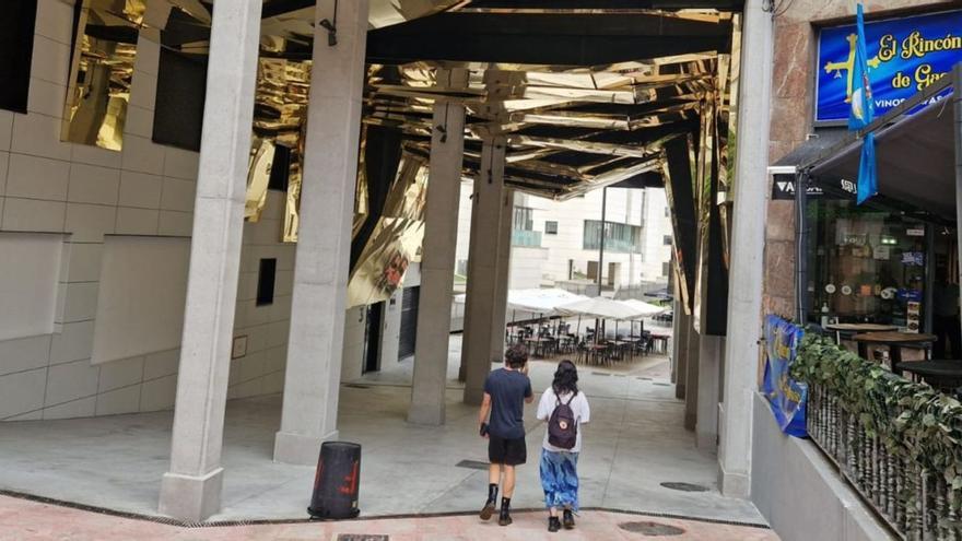 VIDEO: Así es el nuevo pasaje de la calle Gascona de Oviedo que sorprende a vecinos y turistas