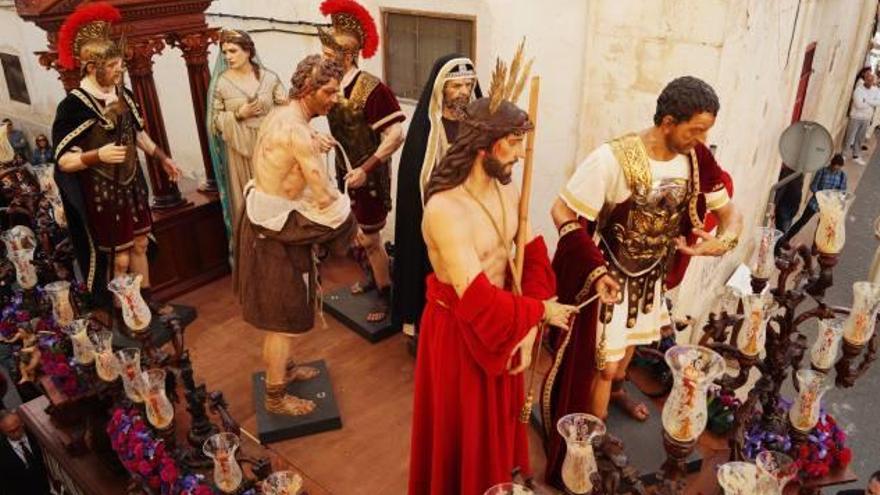 Todas las imágenes del Ecce Homo de Aspe, salvo la del Señor, se trasladarán este fin de semana a Cádiz.