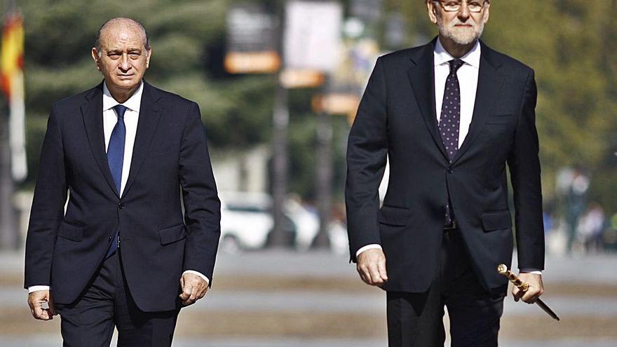 Fernández Díaz i Rajoy, en una foto d&#039;arxiu.