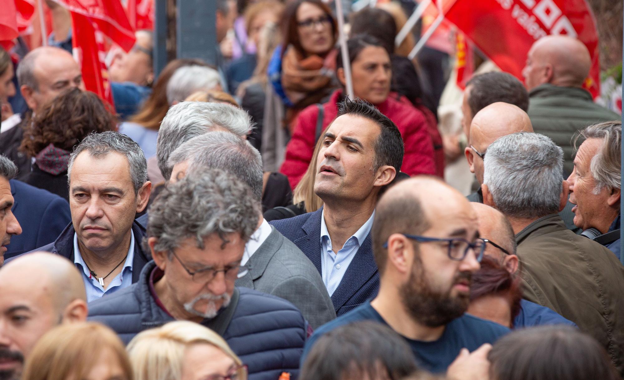 Concentración para reclamar una financiación justa para la provincia de Alicante