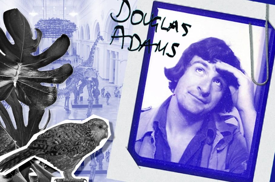 Douglas Adams, el popular autor de 'Guía del autoestopista galáctico'.