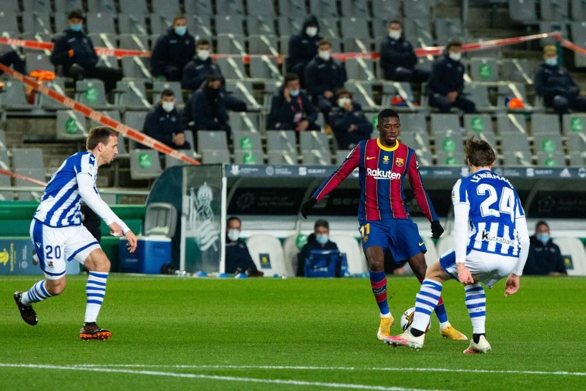 Las imágenes del FC Barcelona-Real Sociedad de la semifinal de la Supercopa de España