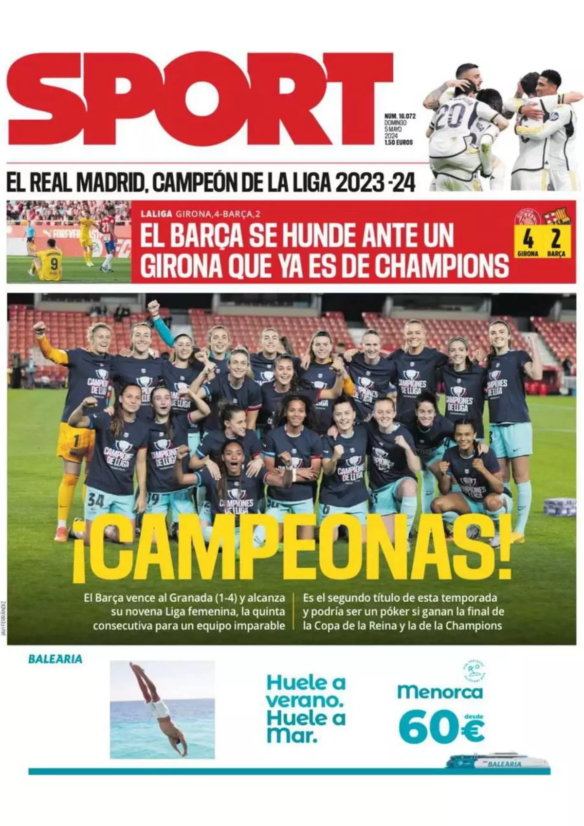 Las portadas de la prensa deportiva de hoy, domingo 5 de abril