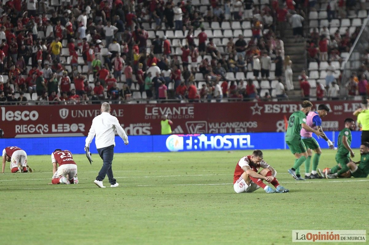 Así fue el encuentro del play off del Real Murcia y el Nástic en la lucha por el ascenso