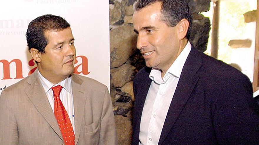 Gregorio Pérez (i) y Mario Cabrera (d), en una imagen de archivo.