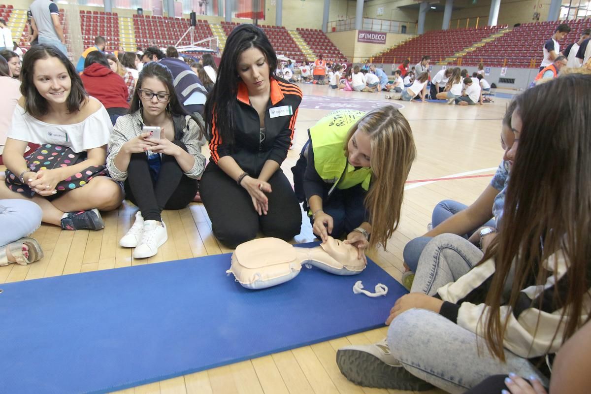 Estudiantes de Primaria y Secundaria conocen las maniobras RCP