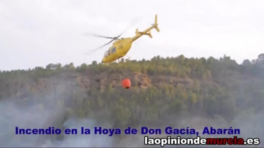 Incendio Hoya de Don García en Abarán. 18 de junio de 2014