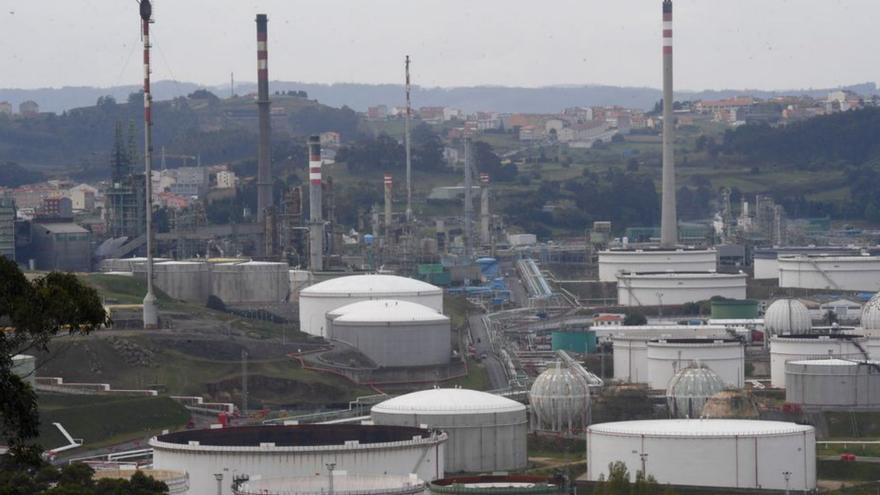 Refinería de Repsol, destino del hidrógeno verde.
