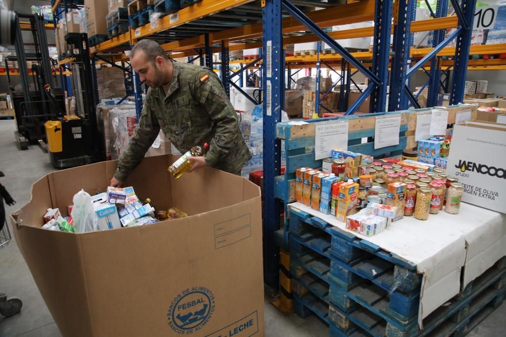 La Reina Sofía visita el Banco de Alimentos en Córdoba