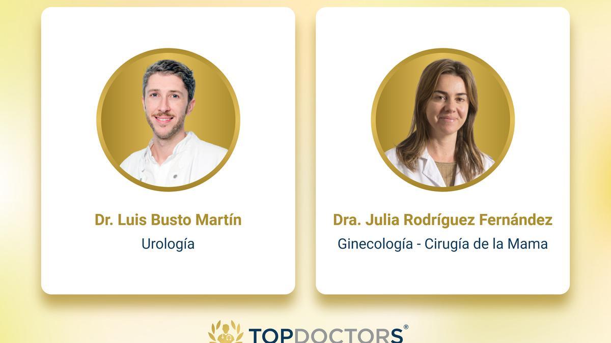 Dos médicos de A Coruña, entre los 50 mejores especialistas de los Top Doctors Awards 2021.