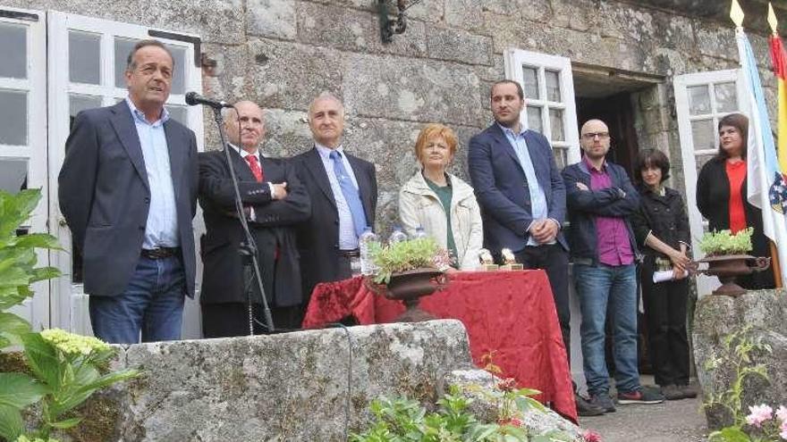 Una pasada edición del acto de entrega en Pazo de Moldes.  // I.O.