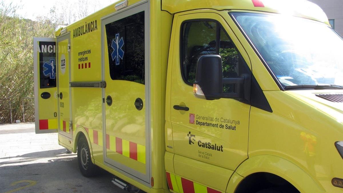 Ambulancia del Sistema de Emergencias Médicas (SEM) de Catalunya.