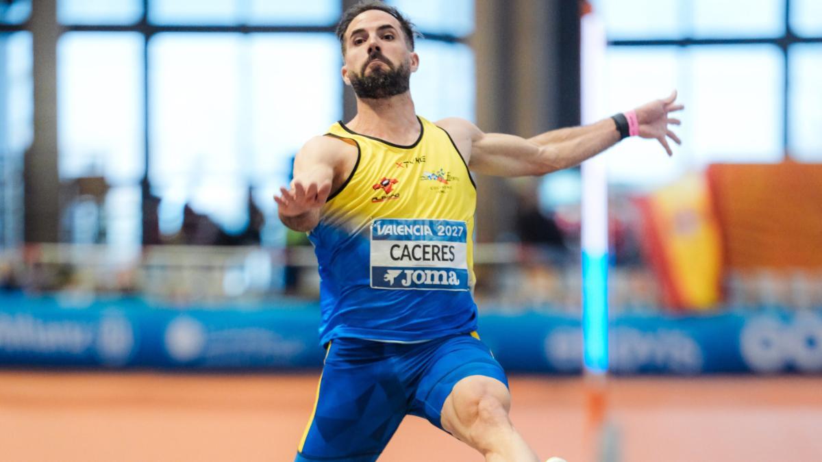 Eusebio Cáceres maravilló en el Campeonato de España