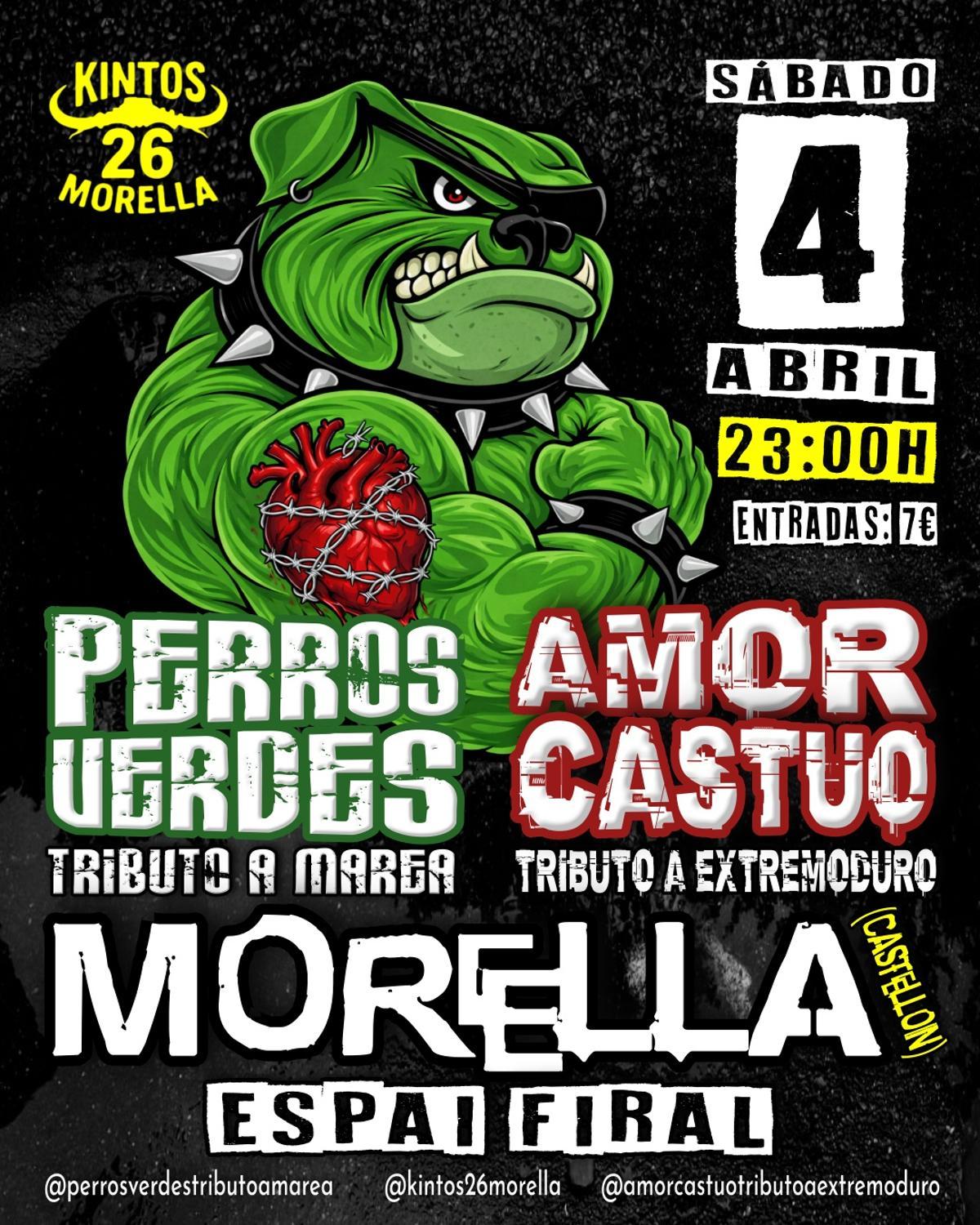 Noche de tributos en Morella