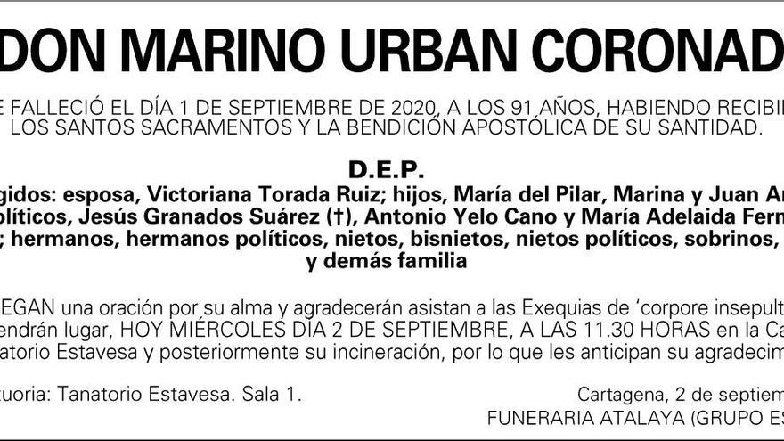 D. Mariano Urban Coronado