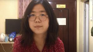  Zhang Zhan, la periodista ciudadana china encarcelada por el Gobierno chino.