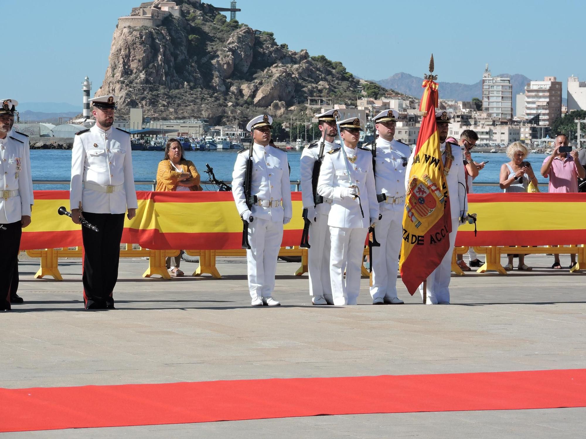 Jura de Bandera para personal civil en Águilas