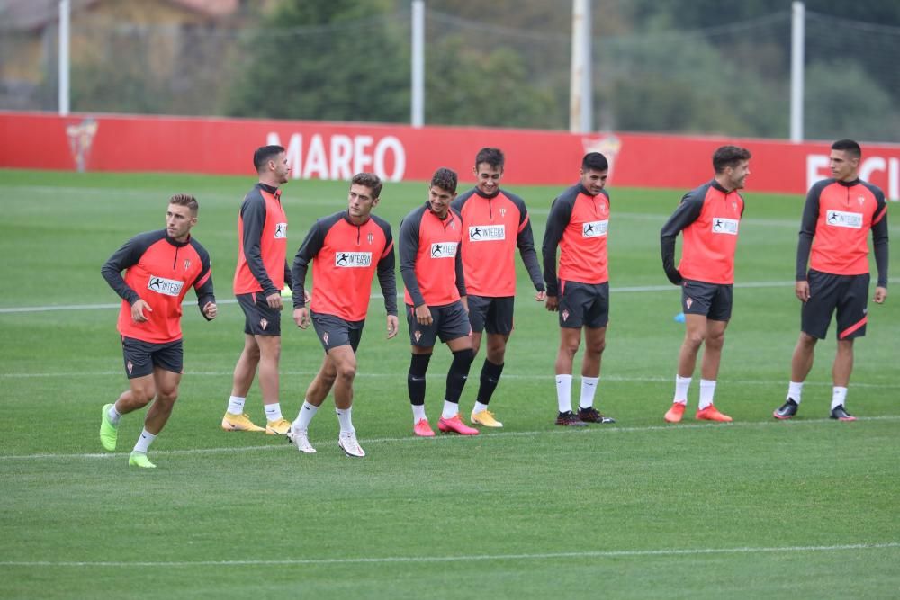 Entrenamiento del Sporting