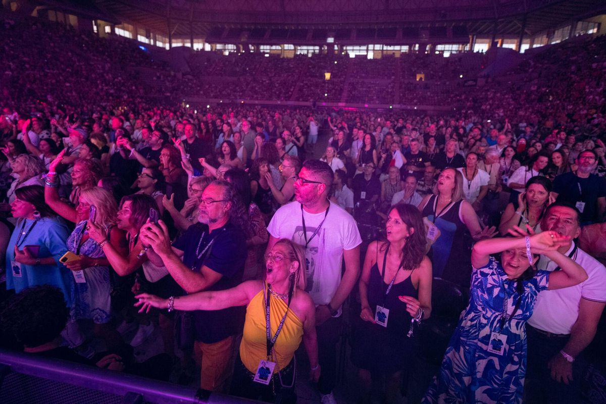 Concierto de Miguel Bosé en el Palau Sant Jordi