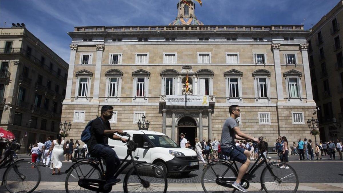 El Palau de la Generalitat.