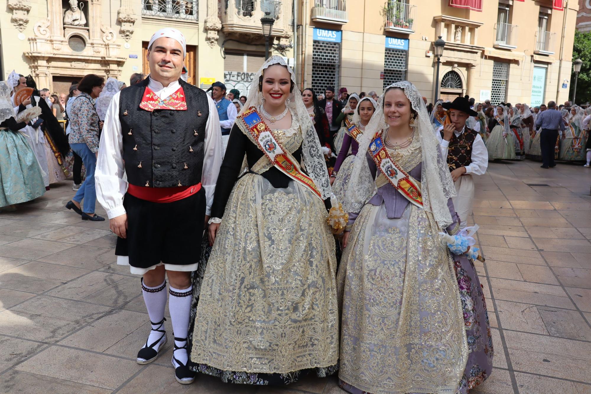 Las comisiones de falla en la Procesión de la Virgen (1/5)