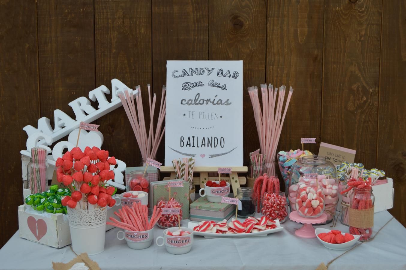 Pon un candy bar en tu boda: Masía Piguillem