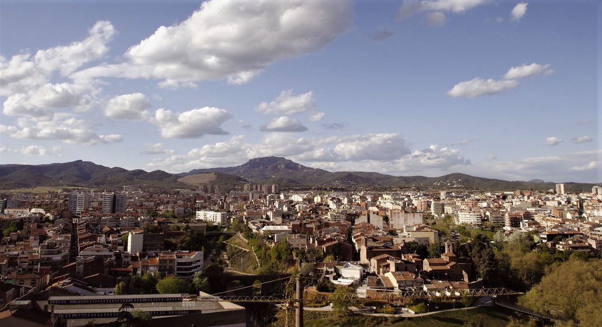 Vista aérea de Terrassa.