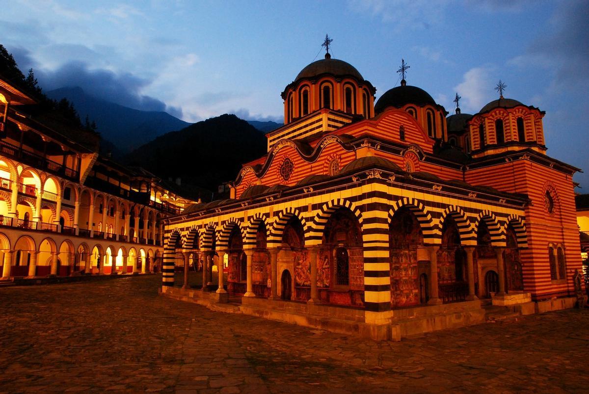 El monasterio de Rila es una de las joyas de Bulgaria.