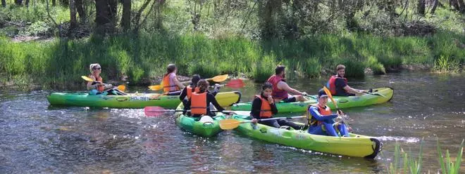 Clases de naturaleza en el río Tera