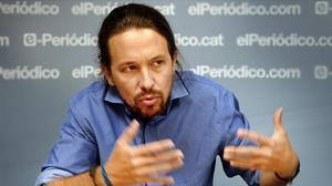 El secretari general de Podem repassa l’actualitat política per a EL PERIÓDICO.