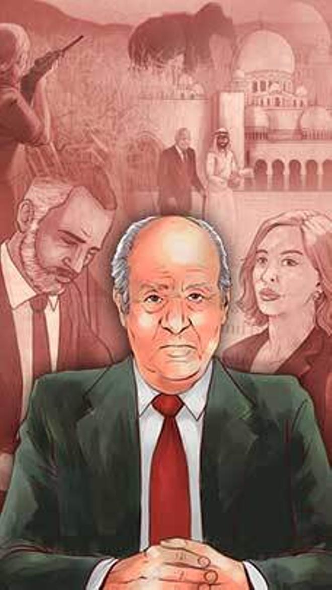 Reportaje ilustrado: Juan Carlos I, una década bajo el foco judicial