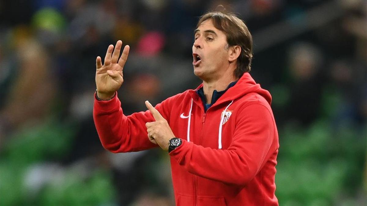 Julen Lopetegui, entrenador del Sevilla