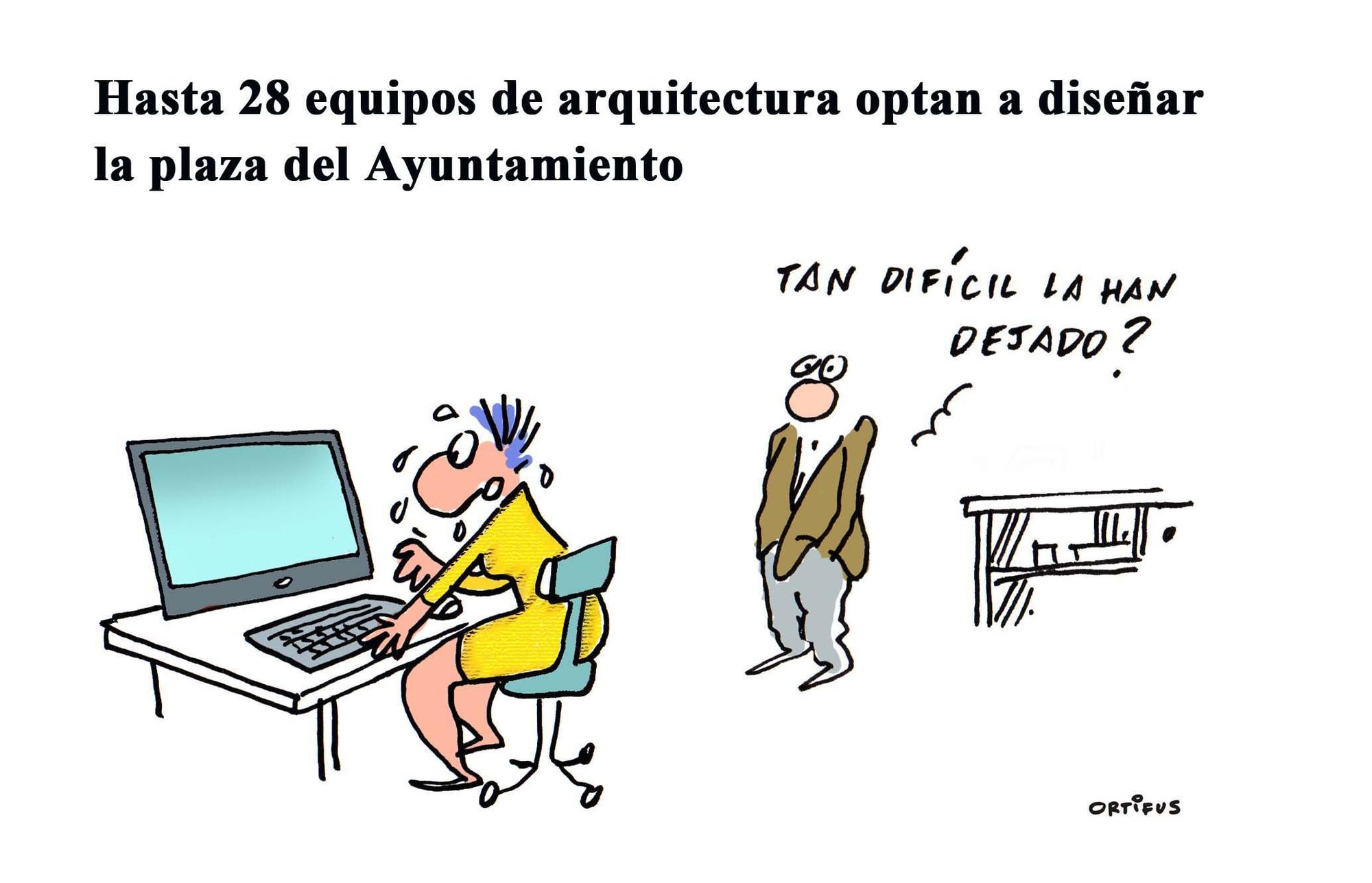 Hasta equipos de arquitectura optan a diseñar la plaza del Ayuntamiento