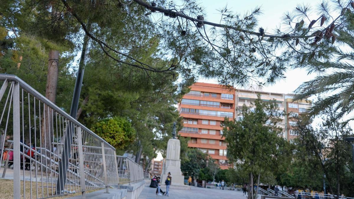 La plaza Castelar de Elda.