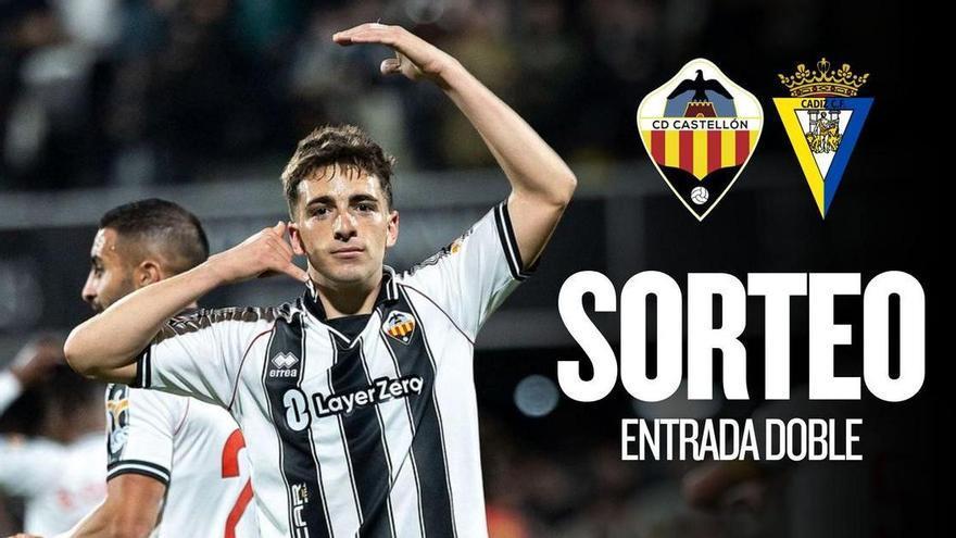 Sorteo de dos entradas para el CD Castellón – Cádiz CF