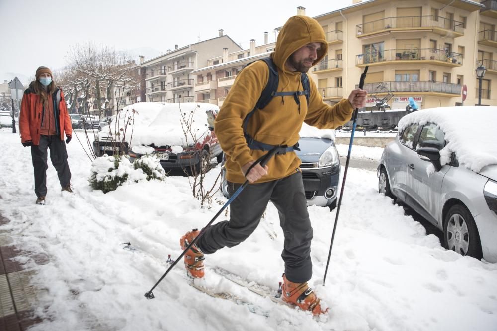 Fotos de la nevada a la Catalunya Central