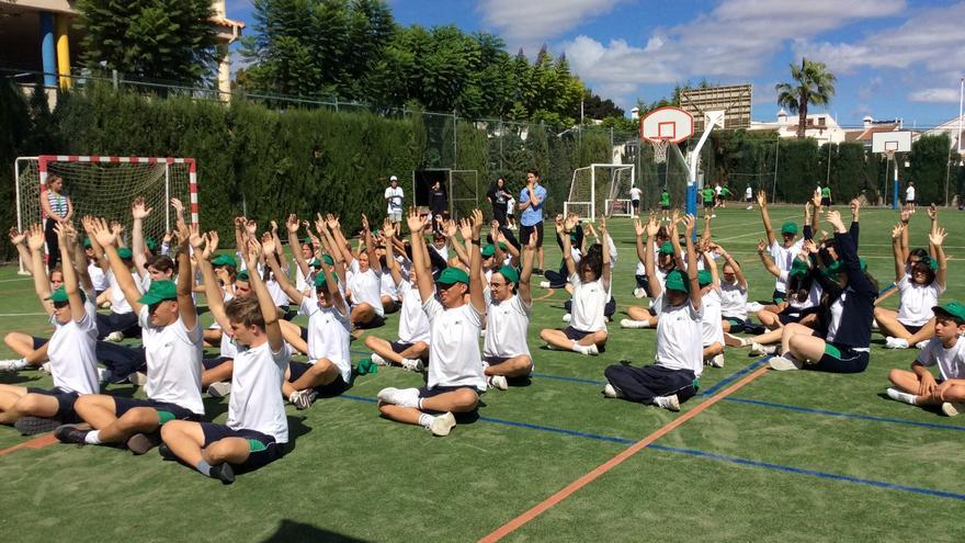 1.600 alumnos de Vega Baja y Murcia reivindican una dieta saludable para lograr un planeta más sostenible