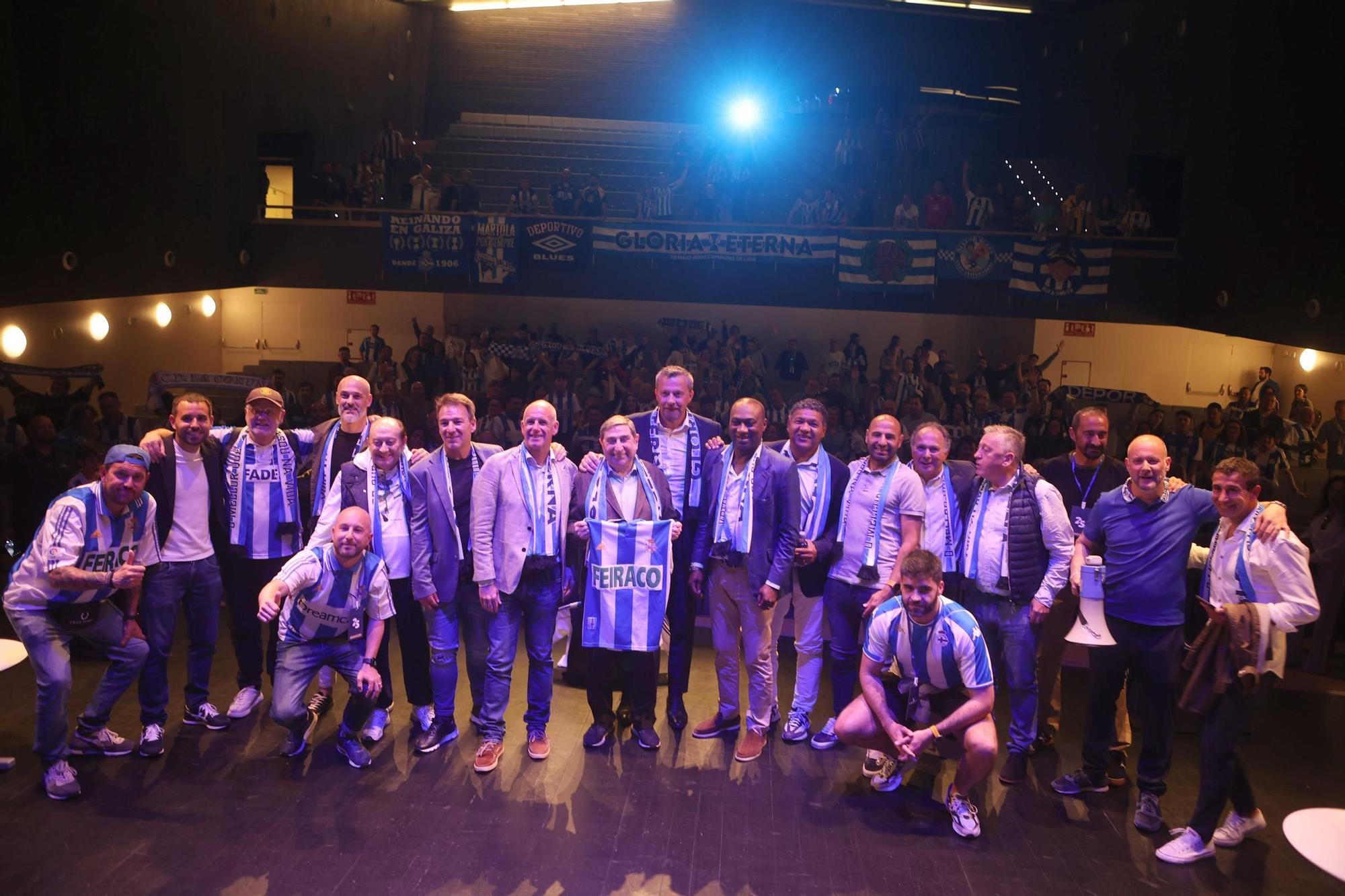 Acto en el Ágora por el 25 años de La Liga del Deportivo