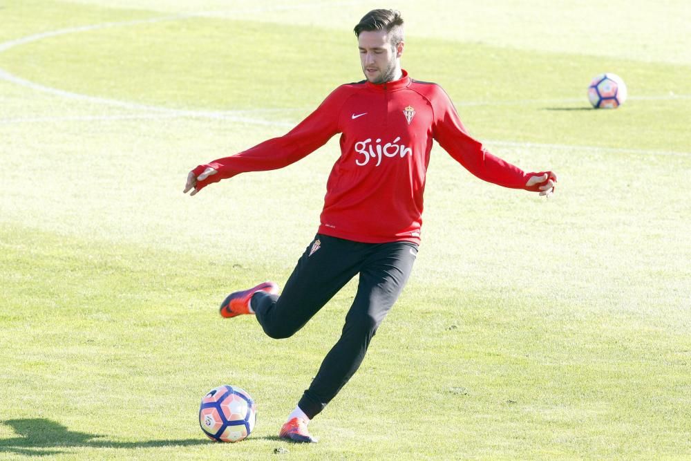 Entrenamiento del Sporting