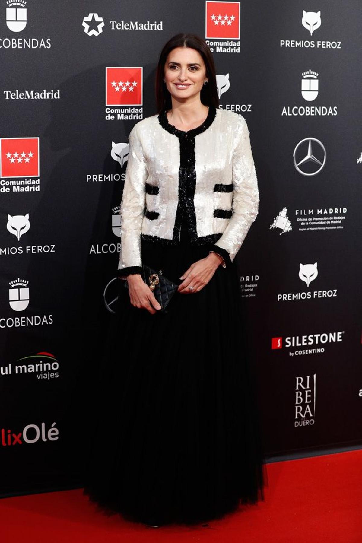 Penélope Cruz en los Premios Feroz 2020 con look de Chanel