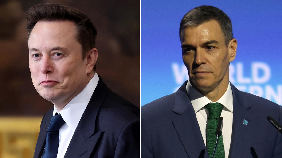 Elon Musk y Pedro Sánchez