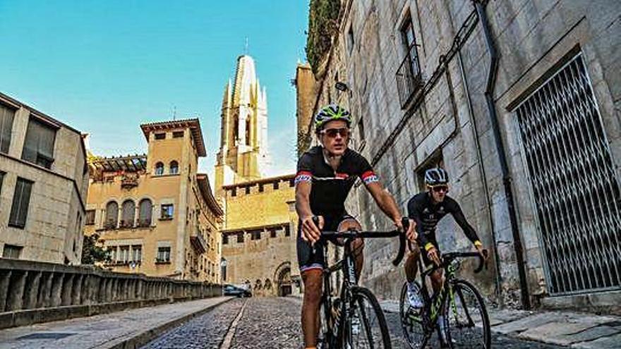 Girona és un punt de parada de les Vies Verdes.