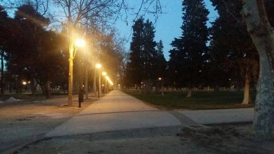 Un robo de cable en el Tío Jorge obliga a apagar la luz de la mitad del parque