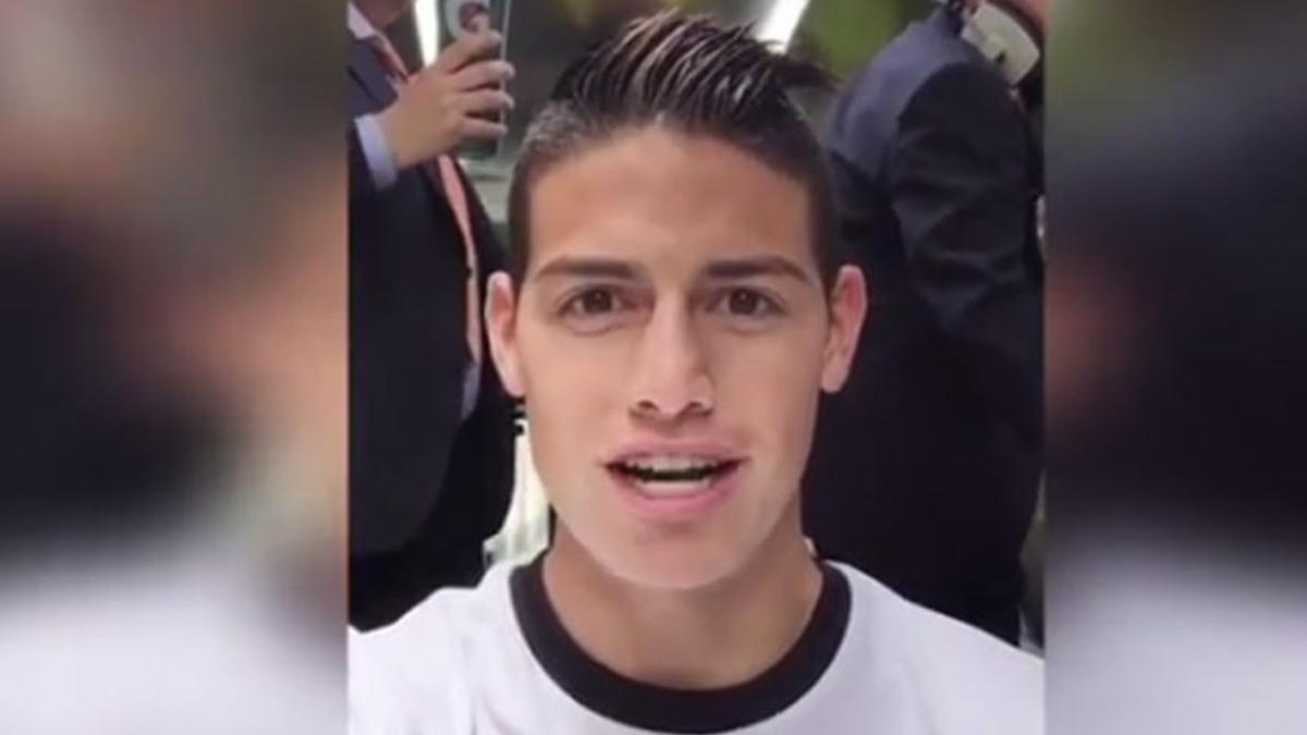 James Rodríguez es el protagonista de un anuncio