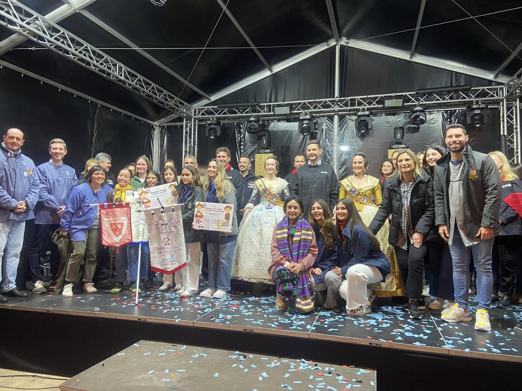 Así ha sido la entrega de premios de fallas escolares que organiza Moll Motor