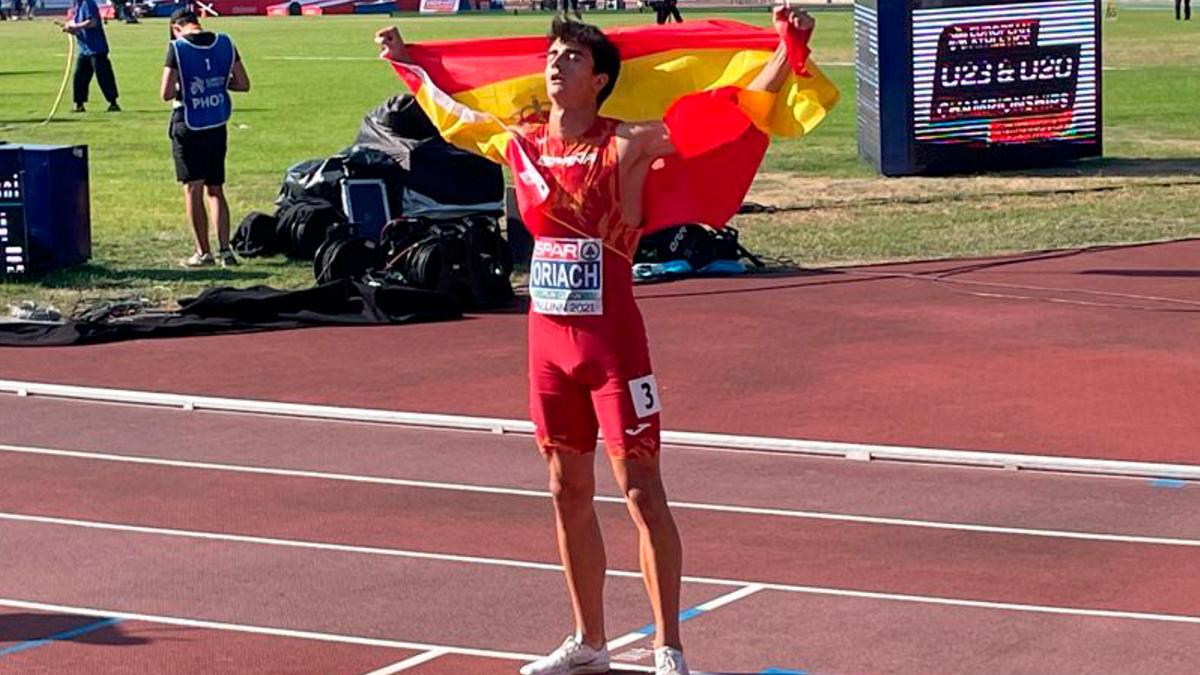 Pol Oriach, Oro Y Récord De Europa En Los 3000 Obstáculos